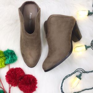 Boutique Open Back Booties Size 7.5